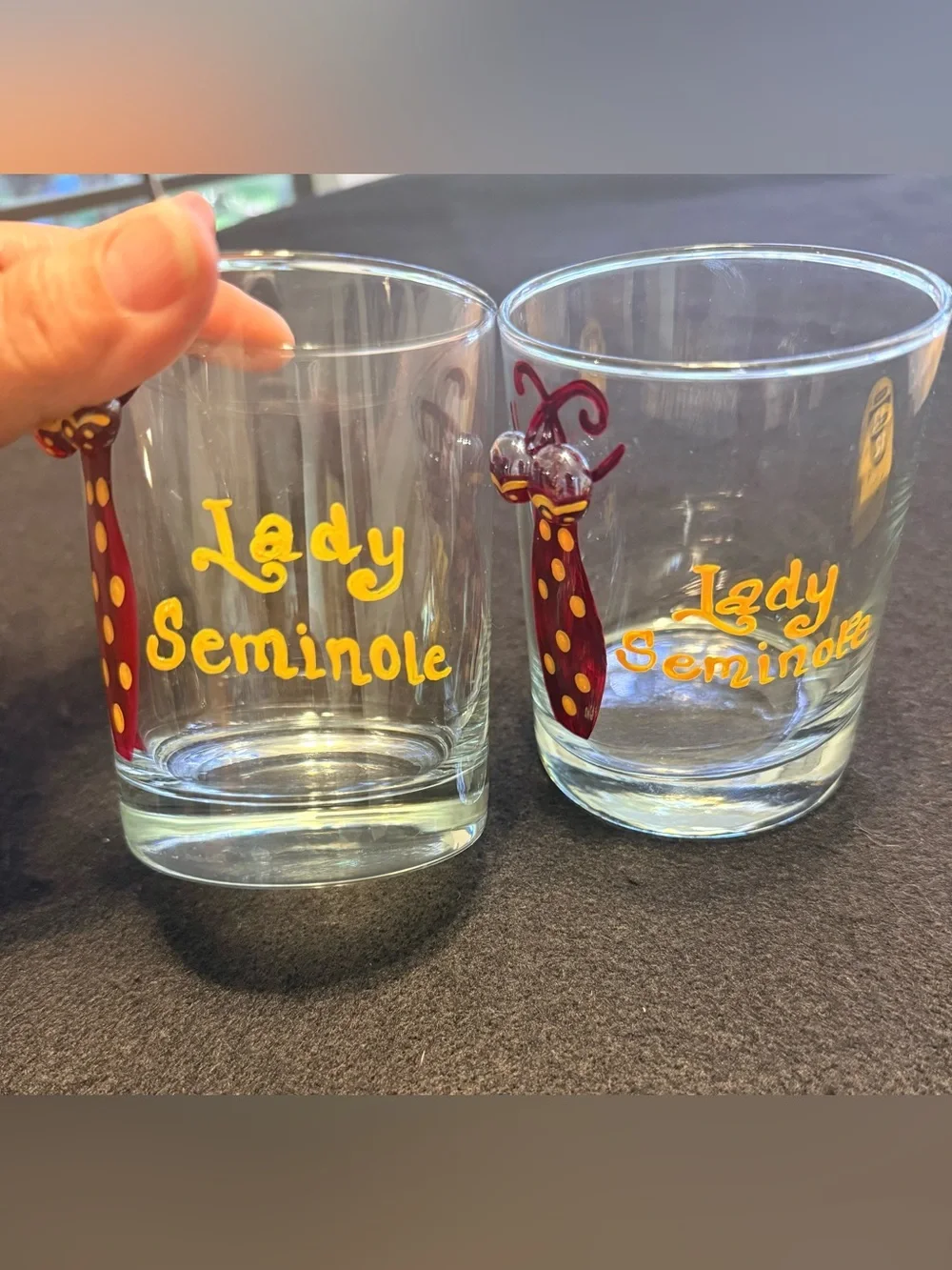 FLORIDA STATE UNIVERSITY Seminoles ladies whisky Glasses 14oz
